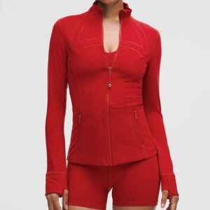 ❤️ Lululemon Define Jacket Nulu – Dark Red (Size 8) ❤️